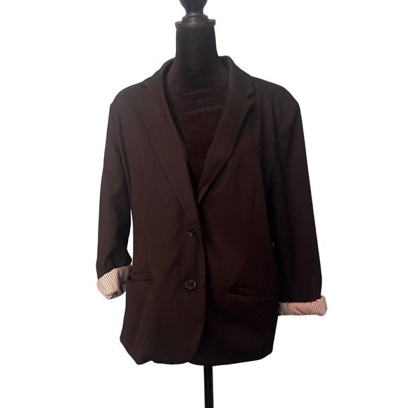 Merona Jackets & Blazers - Merona Black Blazer with Lining Sleeve Detail